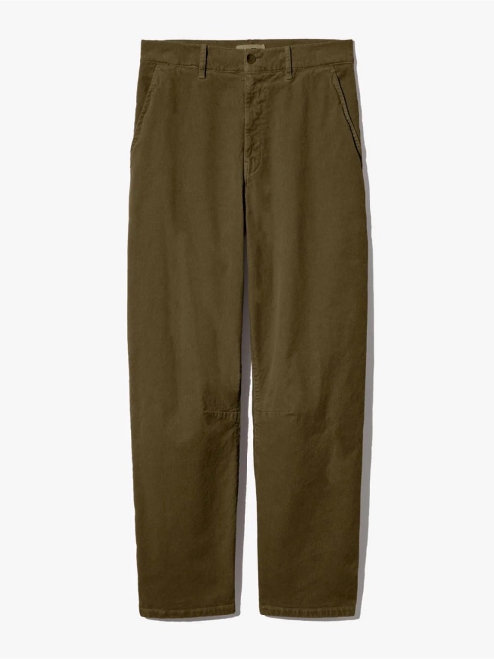 Nili Lotan Corduroy Carpenter Pants - Olive Green